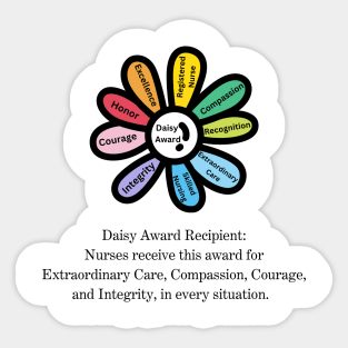 RN Daisy Nurse Award T-Shirt and Merchandise/RN Accessories/Registered Nurse Recognition/Daisy Nurse Recipients/Daisy Nurse Award Sticker